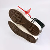 OFF-WHITE X CONVERSE Chuck Taylor 70s 阴阳鞋鸳鸯鞋高帮双色拼接黑白帆布鞋，附送两双鞋带（白绿头、黑橘头鞋带）off white专属红扣 货号：165158C 商品缩略图2
