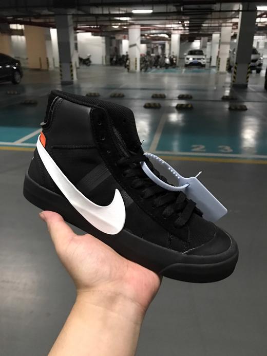 耐克Off-White x Nike Blazer Mid 联名款开拓者网纱拼接经典高帮百搭板鞋 商品图3