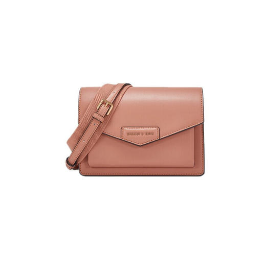 CHARLES＆KEITH 信封包 CK2-80680780-1粉蜡色女士翻盖邮差单肩包 商品图7