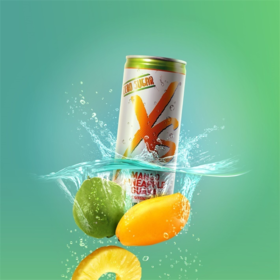 XS营养饮料(芒果菠萝番石榴口味-不添加咖啡因)250mlx6罐/清新绿/岁月静好/温柔如你