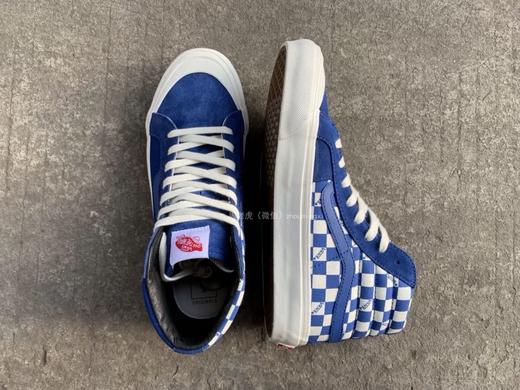 VANS SK8-Hi Style 138 LX Vault高端硫化支线鸳鸯棋盘格高帮半月包头红白板鞋 官方货号：VN0A3DP9VQC 红格 蓝格 黄格 黑格 尺码：35-44 商品图6