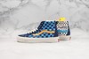 Vans 万斯 SK8-Hi Pro 帆布高帮硫化休闲板鞋高帮鸳鸯拼色 蓝色 Size：35--44  工艺：硫化1:1（重量1:1、真标、原钢印、材质标、鞋型标、合格证） 商品缩略图1