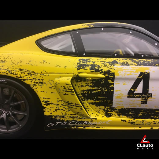 718 Cayman GT4 Clubsport  2019年新款车型 限量版1:18汽车模型 商品图3