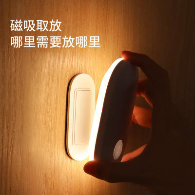 倍思 智能人体感应灯懒人USB充电创意护眼小夜灯 商品图1