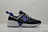 新百伦New Balance MS574 MS574VD三代 复古做旧余文乐运动跑鞋.麂皮和网布材质的，在保留复古的风格的同时，鞋身更加的具有现在特有的流线型鞋身，极具速度感。在后跟处加入提环元素 商品缩略图1
