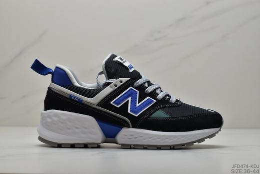 新百伦New Balance MS574 MS574VD三代 复古做旧余文乐运动跑鞋.麂皮和网布材质的，在保留复古的风格的同时，鞋身更加的具有现在特有的流线型鞋身，极具速度感。在后跟处加入提环元素 商品图1