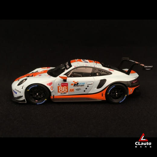 911(991) RSR 2018年勒芒24小时耐力赛Gulf Racing限量纪念款 1:43汽车模型 商品图3