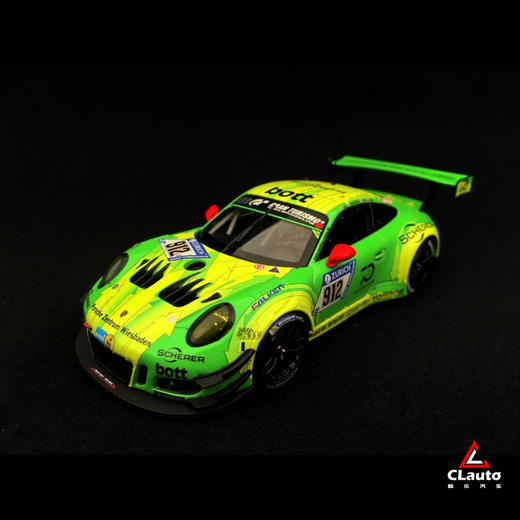 911(991) GT3 R  2018年纽北24小时耐力赛冠军限量纪念款 1:43汽车模型 商品图1