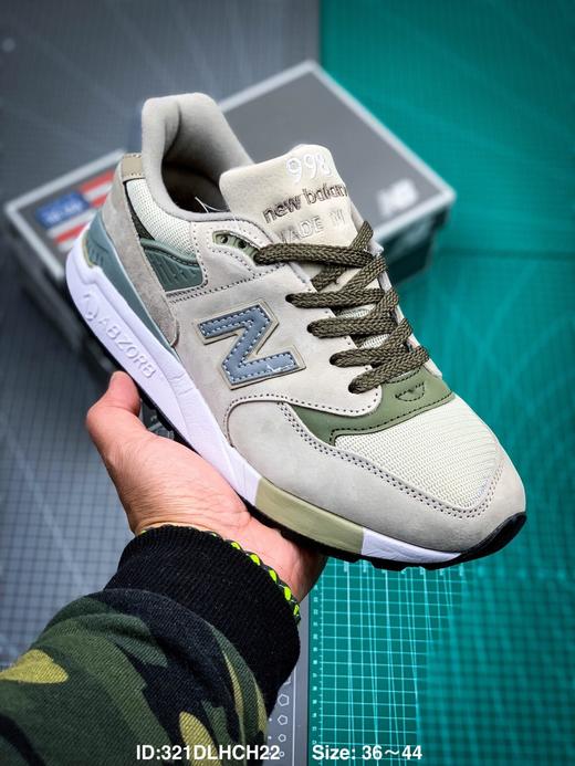 新百伦New Balance 998系列 复古运动休闲跑步鞋 猪八革材 商品图6