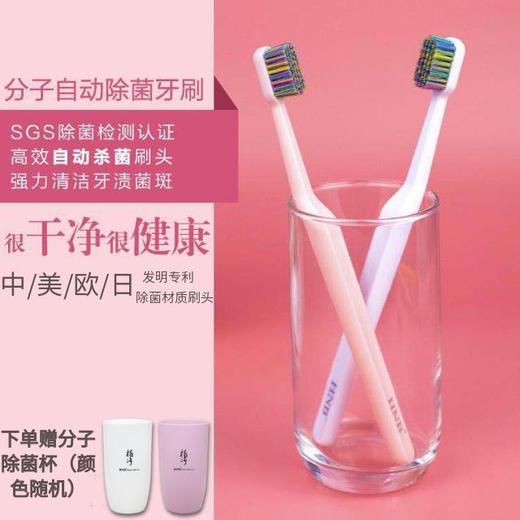 HNB分子除菌牙刷——圆头【儿童适用】 /  宽头【成人适用】可选 商品图6