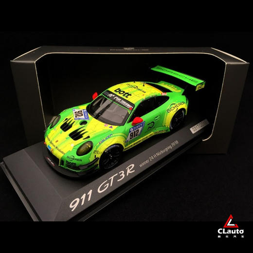 911(991) GT3 R  2018年纽北24小时耐力赛冠军限量纪念款 1:43汽车模型 商品图4