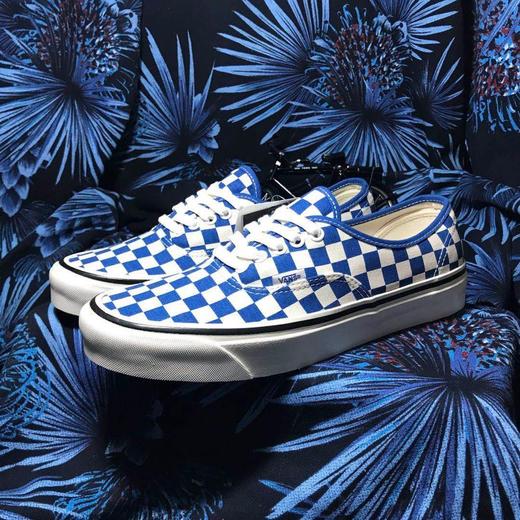 VANS AUTHENTIC 44DX 低帮 红色 蓝色 安纳海姆棋盘格男女休闲帆布鞋  35-44带半码 商品图2