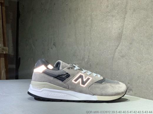 New Balance 998 三元灰 美潮修长鞋型   前后掌分段组合大底 内置科技软底 缓震效果极佳 日系潮人必备款 商品图0