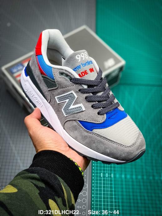新百伦New Balance 998系列 复古运动休闲跑步鞋 猪八革材 商品图4