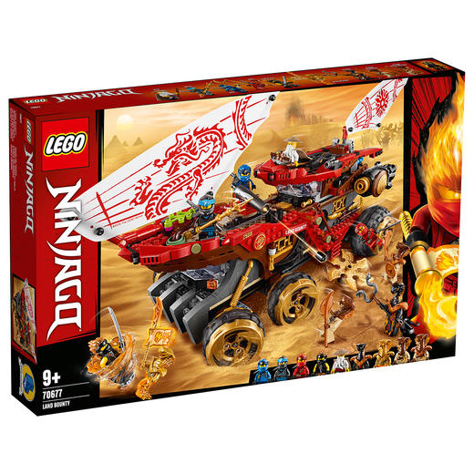 乐高LEGO 幻影忍者系列70677封赏之地战车拼搭小颗粒积木儿童玩具 商品图0