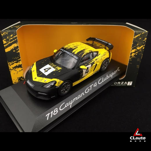 718 Cayman GT4 Clubsport 2019款 1:43汽车模型 商品图4