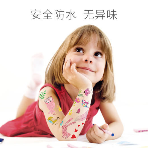 Avenir纹身贴（小）3种组合装 --（猫头鹰69504+动物69510+恐龙69526） 商品图2