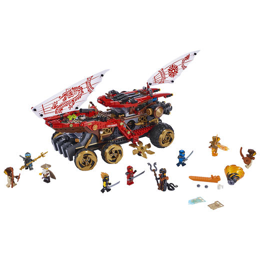 乐高LEGO 幻影忍者系列70677封赏之地战车拼搭小颗粒积木儿童玩具 商品图3