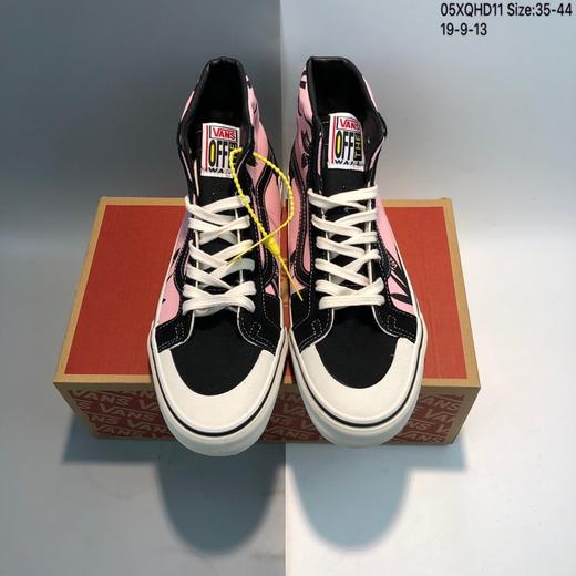 万斯 Vans SK8-Hi 38 DX Anaheim Factory Camo安纳海姆高帮帆布休闲运动硫化滑板板鞋“枫叶印花”#白蓝红斑马条纹 安娜系列翘头鸟嘴贴条弧度❗️ 35--44 商品图2