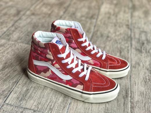 万斯高帮系列Vans Sk8-Hi 官方同步发售 安纳海姆系列在Vans支线里销量名列前茅 日系迷彩元素更是整款的亮点 35--44 商品图2