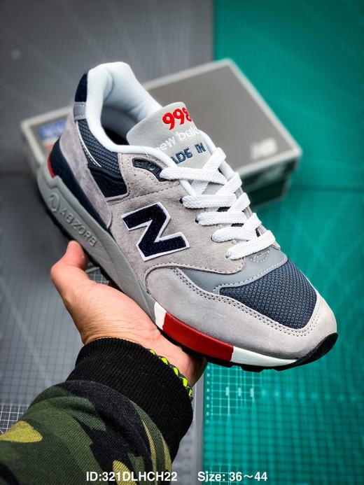 新百伦New Balance 998系列 复古运动休闲跑步鞋 猪八革材 商品图5