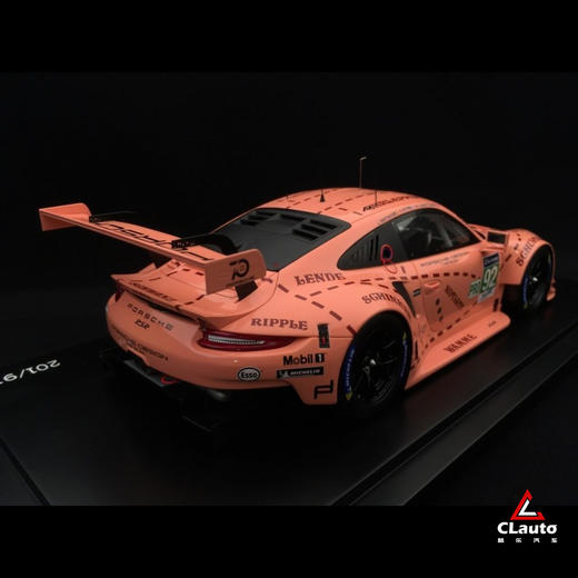 Pink Pig特别限量款  911(991) RSR 2018年勒芒24小时耐力赛冠军 1:18汽车模型 商品图2