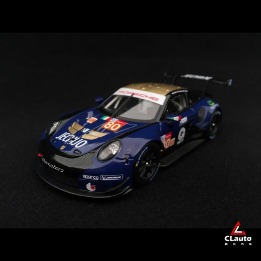 911(991) RSR 2018年勒芒24小时耐力赛Ebimotors限量纪念款 1:43汽车模型 商品图1