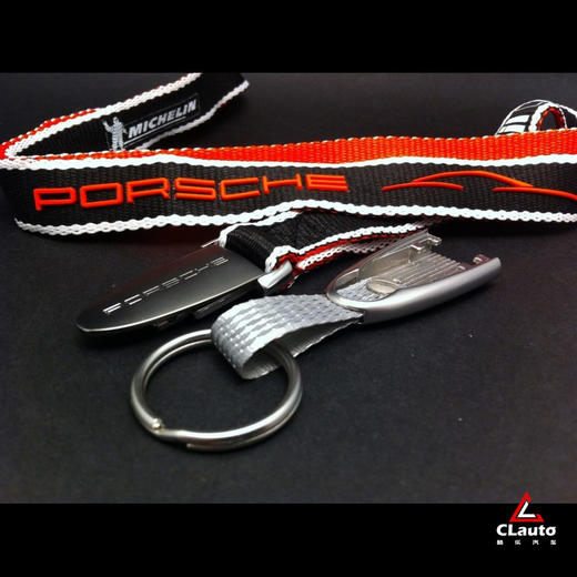 保时捷Motorsport 红黑钥匙挂绳 商品图1