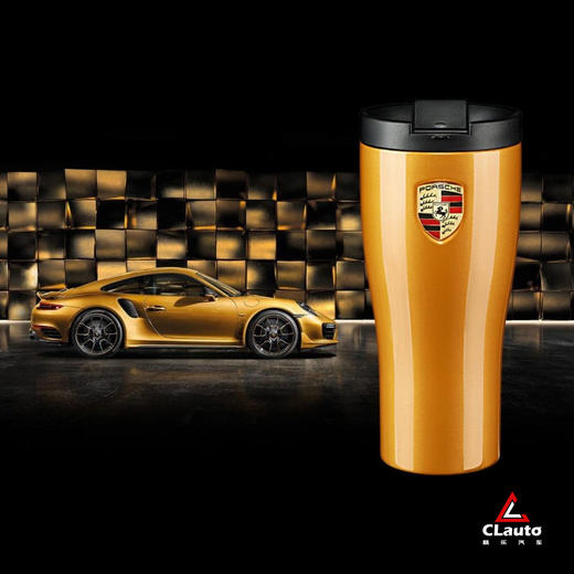 911 Turbo S主题 双壁不锈钢金属色保温杯 商品图2