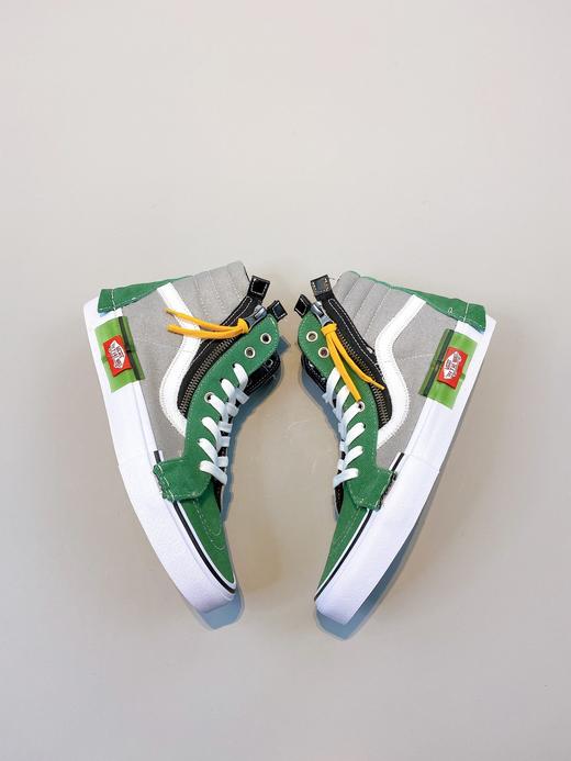 解构城堡粉 解构森林绿出货！ Vans Vault Sk8-Hi Cap LX 解构主义高帮帆布硫化板鞋  Size：35--44 商品图2
