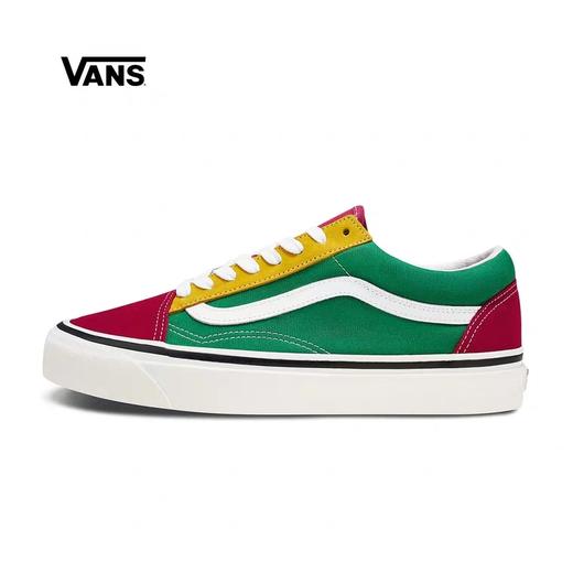 Vans范斯 经典系列 Style 板鞋 安纳海姆 低帮 黑灰 紫色 蓝绿 米灰 红蓝 红黄绿 男女 35-44(含半码) 商品图2
