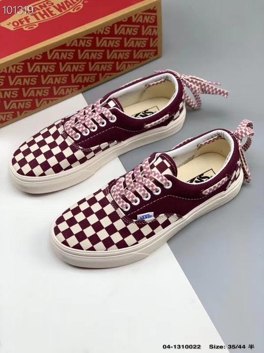 🎉🎉【新款上市】🎉🎉   万斯 Vans Authentic 官方同步新品 格子棋盘帆布 环绕格子鞋带 系带时尚板鞋 尺码：35-44（带半码） 代号：TQ-106 商品图3
