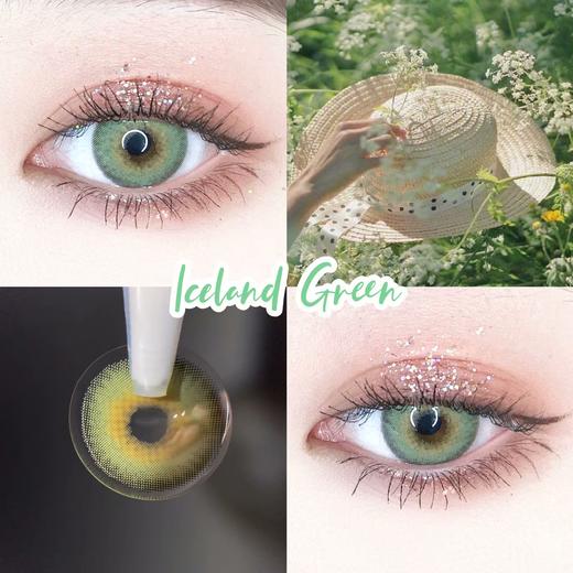 冰岛绿-胡桃夹子（硅水凝胶）约14.2mm【瞳孔偏大可能会挡视线，介意慎拍】【年抛】650度缺货 商品图1