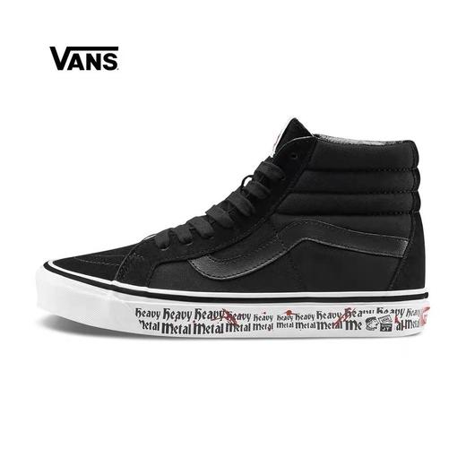Vans范斯 黑白经典系列 SK8-Hi 安纳海姆高帮男女新款板鞋 尺码：35--44   工艺：硫化1:1 商品图3