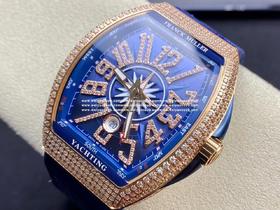 完美细节  ABF 高品质 新款到货 Franck Muller 法兰克穆勒 FM Vanguard Yachting V45遊艇系列 44x54 mm1.表壳100%原版开模 特别是三明治结构表壳