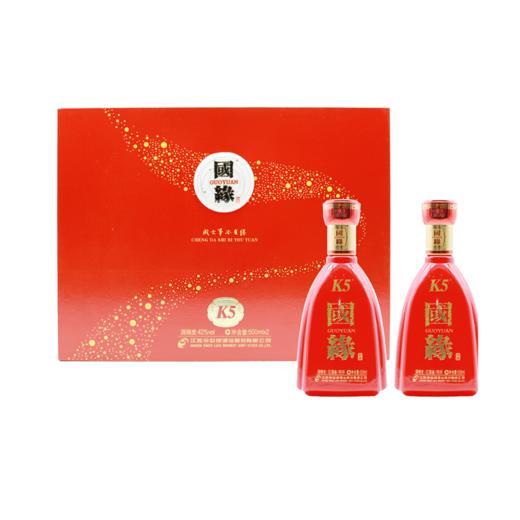 42度500ml国缘K5礼盒(2瓶装) 商品图0