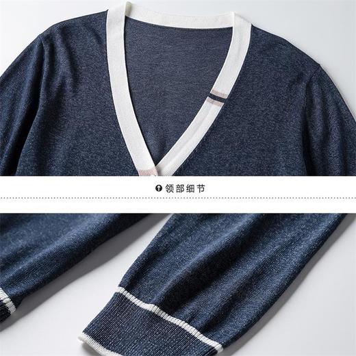 【爽滑如丝，百搭防晒】冰丝V领百搭开衫 触感冰凉 简约优雅 商品图4