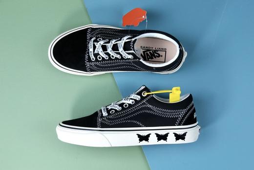 海外市场已售罄，小红书爆款黑蝴蝶！ Vans x Sandy Liang 万斯联名黑蝴蝶 万斯硫化板鞋 商品图2