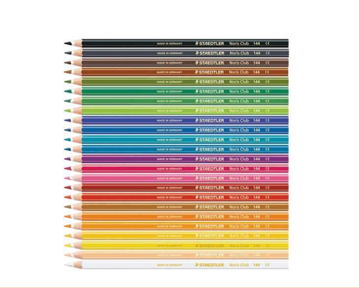 施德楼 144 d36jb 36色彩色铅笔jb版油性彩色铅笔