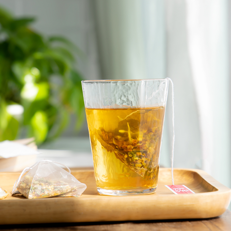 【雪梨桂花乌龙茶】养护润咽喉 春秋去燥 桂花醇厚茶香 口齿留芳