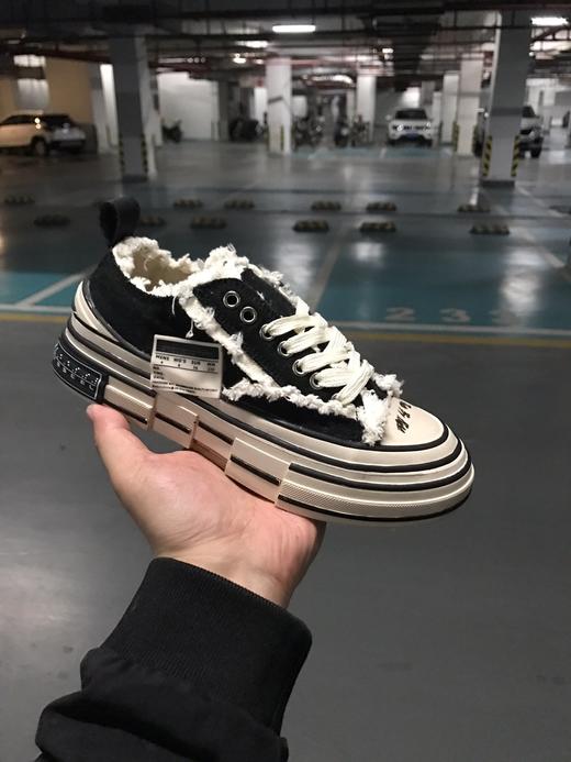 ZXSHOES 吴建豪余文乐蔡徐坤明星同款情侣鞋冬ins超火厚底软木硫化乞丐帆布鞋 商品图1