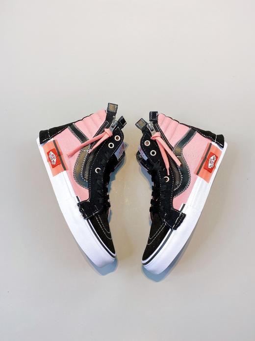 解构城堡粉 解构森林绿出货！ Vans Vault Sk8-Hi Cap LX 解构主义高帮帆布硫化板鞋  Size：35--44 商品图0