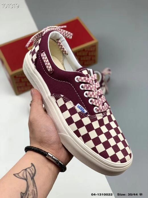 🎉🎉【新款上市】🎉🎉   万斯 Vans Authentic 官方同步新品 格子棋盘帆布 环绕格子鞋带 系带时尚板鞋 尺码：35-44（带半码） 代号：TQ-106 商品图2