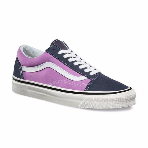 VANS/万斯 OLD SKOOL安纳海姆撞色低帮休闲板鞋 常青款 经典 黑白 酒红黑 黑紫 粉紫  VN0A38G2PXC15 尺码：35--44 商品图5