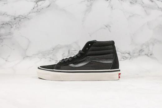Vans范斯 黑白经典系列 SK8-Hi 安纳海姆高帮男女新款板鞋 尺码：35--44   工艺：硫化1:1 商品图1