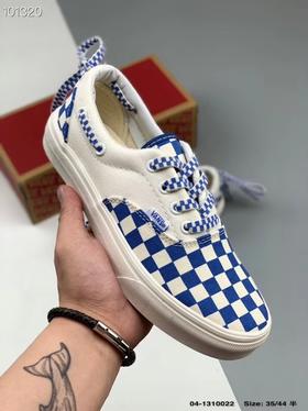 🎉🎉【新款上市】🎉🎉   万斯 Vans Authentic 官方同步新品 格子棋盘帆布 环绕格子鞋带 系带时尚板鞋 尺码：35-44（带半码） 代号：TQ-106