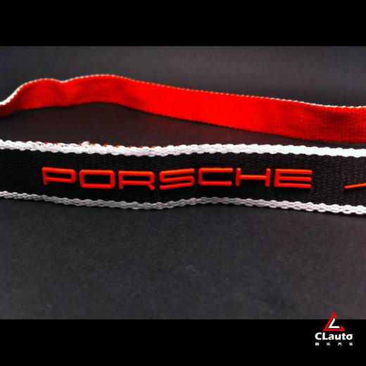 保时捷Motorsport 红黑钥匙挂绳 商品图3