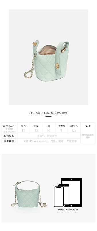 Cilidisy-UN官网2020春季新品菱格饭盒包 商品图3