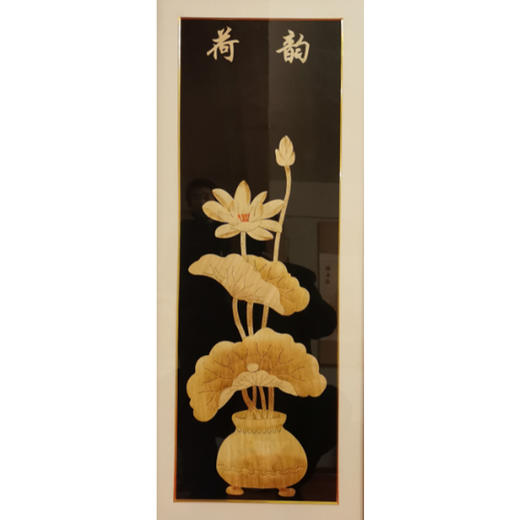 杨耀奎-麦杆画作品《四季花盆》 商品图1