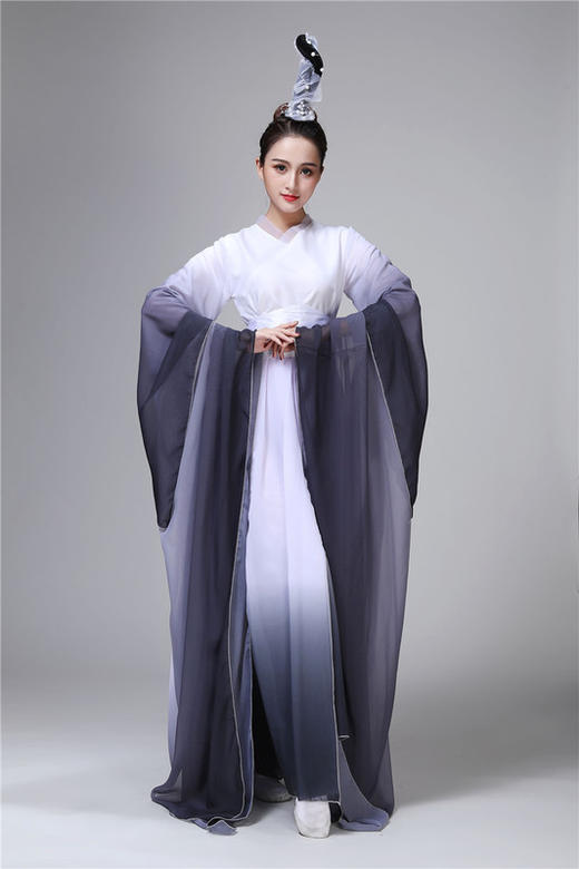 飘逸流仙裙舞台表演服中国风古装汉服 商品图6